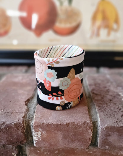 24oz Glass Cup with Half Cozy